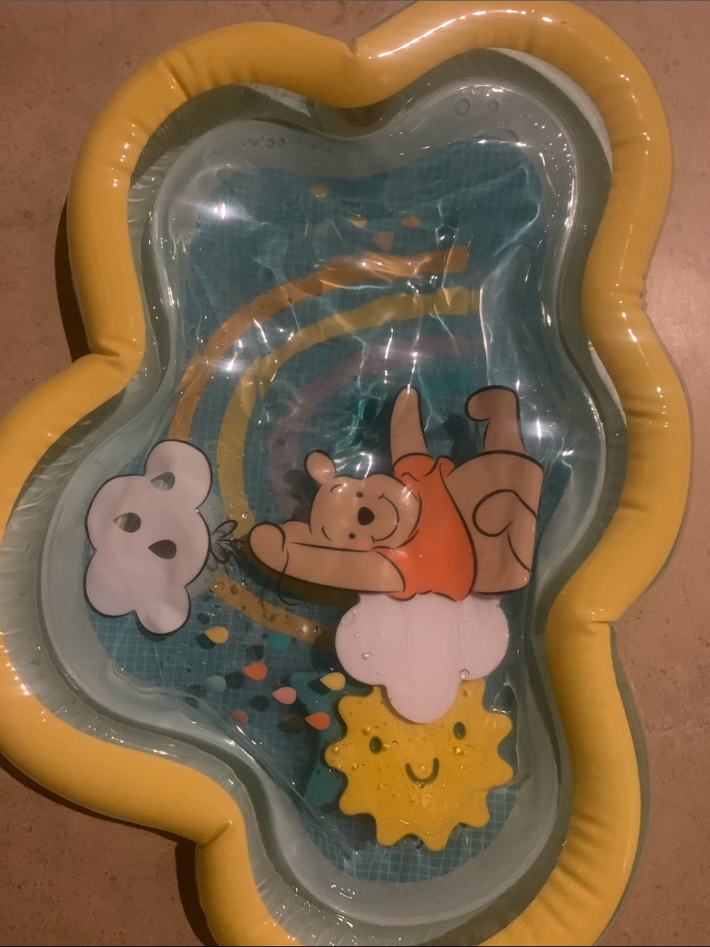 Winnie the Pooh tummy time water mat